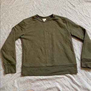 Olive green sweatshirt